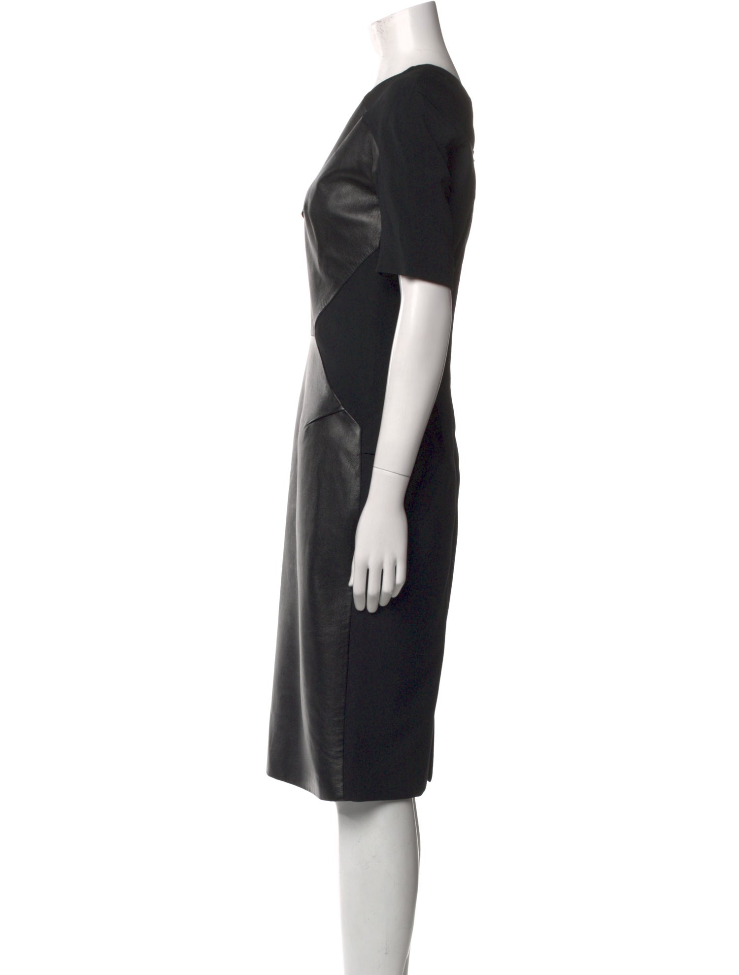 Roland Mouret Leather Midi Length Dress