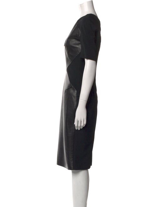 Roland Mouret Leather Midi Length Dress