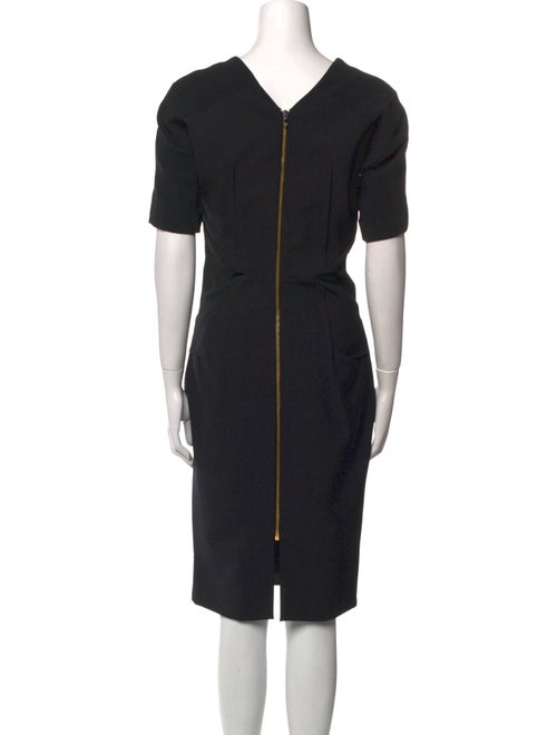 Roland Mouret Leather Midi Length Dress