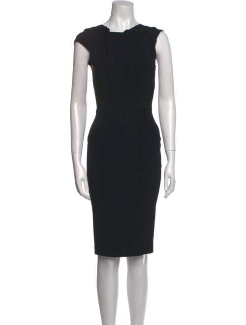 Roland Mouret Bateau Neckline Knee-Length Dress