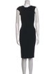 Roland Mouret Bateau Neckline Knee-Length Dress