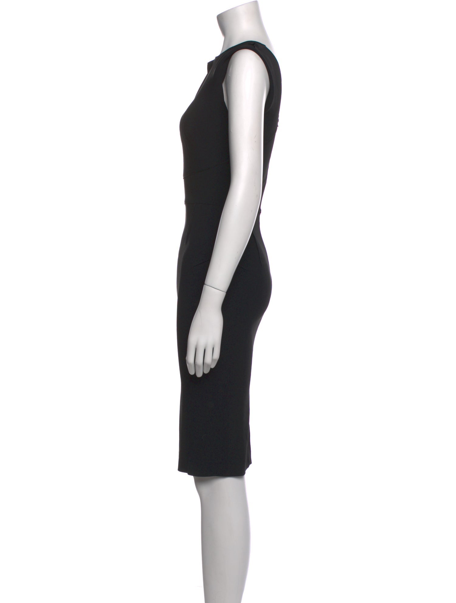 Roland Mouret Bateau Neckline Knee-Length Dress