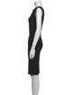 Roland Mouret Bateau Neckline Knee-Length Dress