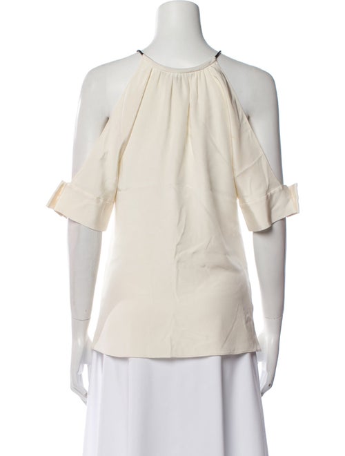 Roland Mouret Silk Tie Neck Blouse