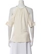 Roland Mouret Silk Tie Neck Blouse