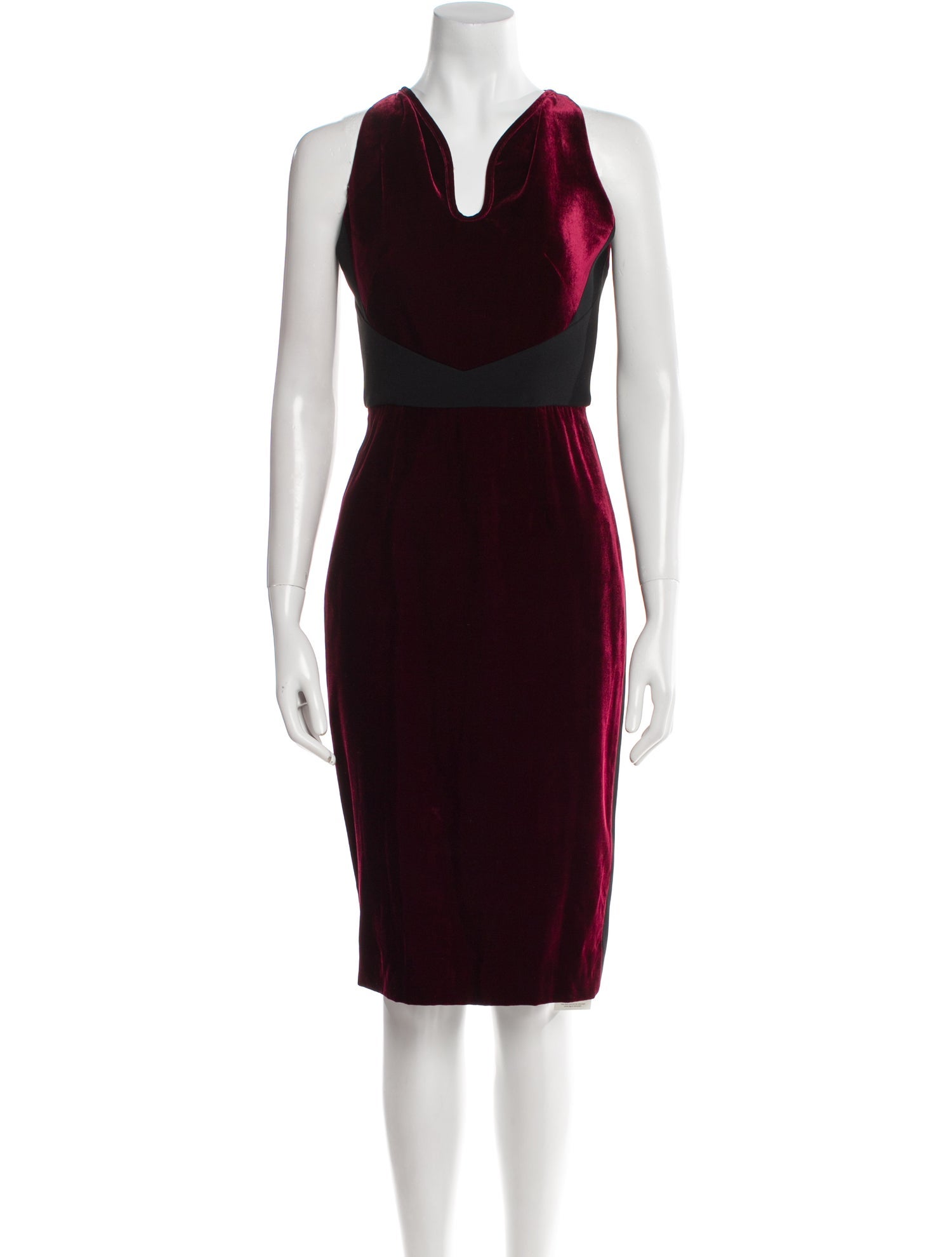 Roland Mouret Cowl Neck Knee-Length Dress