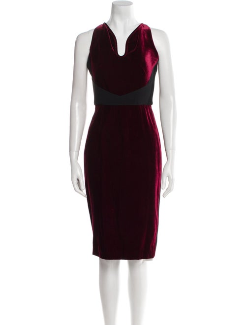 Roland Mouret Cowl Neck Knee-Length Dress