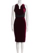 Roland Mouret Cowl Neck Knee-Length Dress