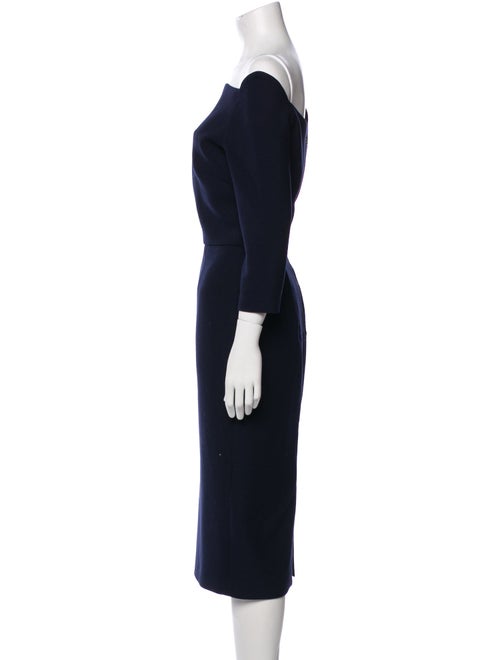 Roland Mouret Bateau Neckline Midi Length Dress