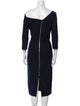 Roland Mouret Bateau Neckline Midi Length Dress