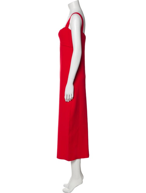 Roland Mouret V-Neck Long Dress