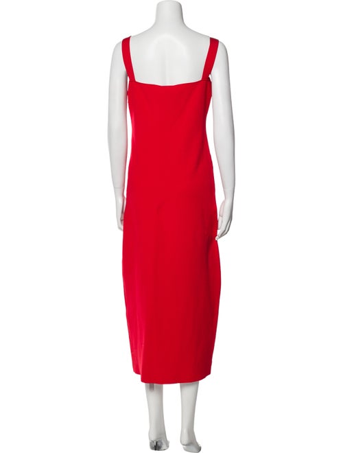 Roland Mouret V-Neck Long Dress