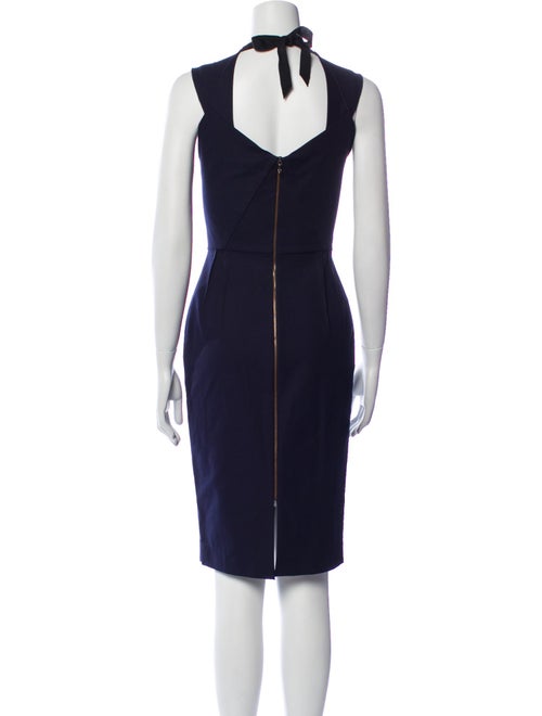 Roland Mouret V-Neck Knee-Length Dress