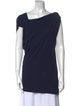 Roland Mouret Asymmetrical Short Sleeve Tunic