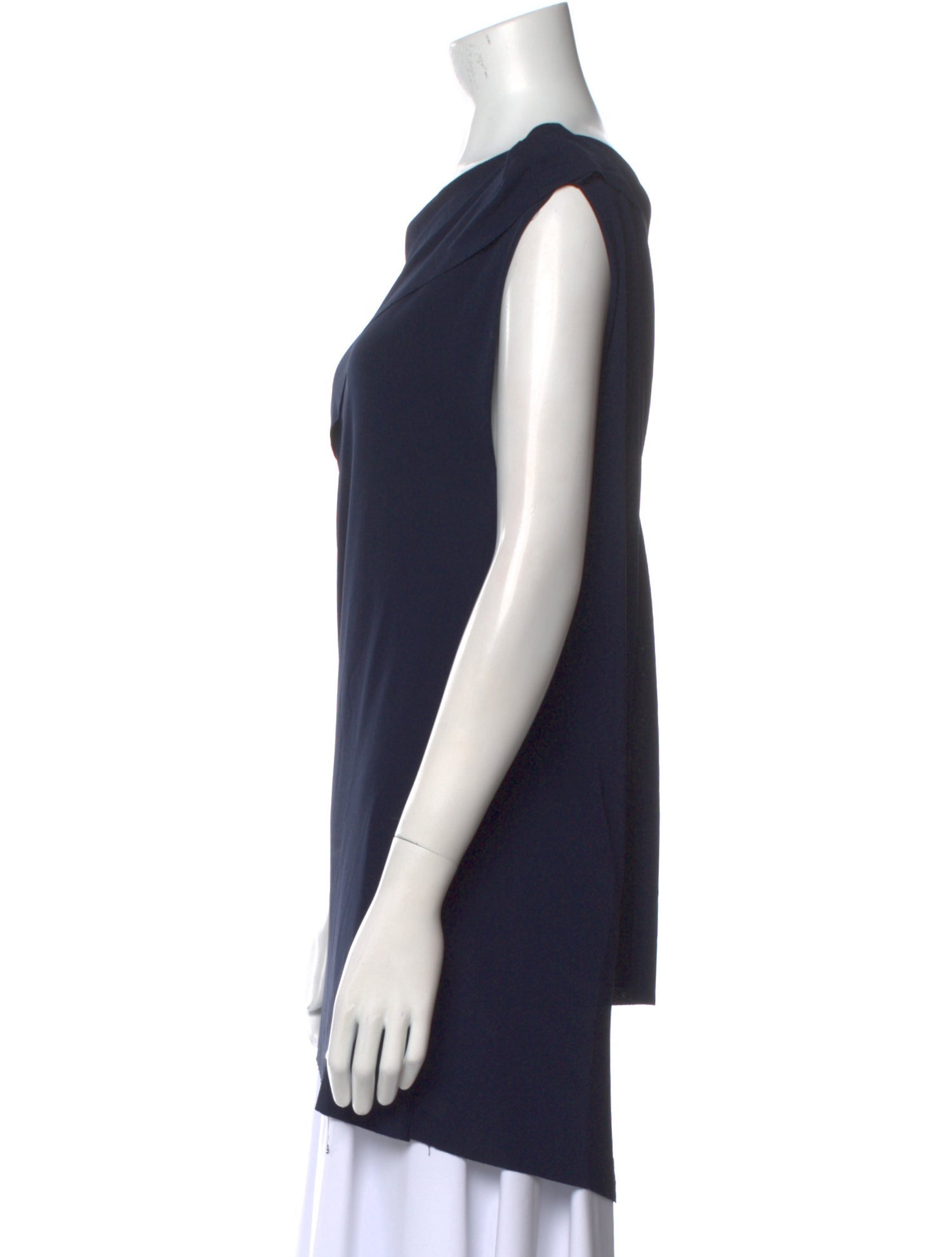 Roland Mouret Asymmetrical Short Sleeve Tunic