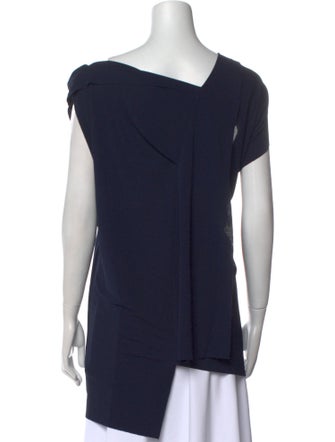Roland Mouret Asymmetrical Short Sleeve Tunic