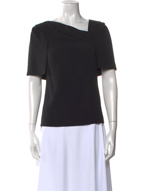 Roland Mouret One-Shoulder Short Sleeve Top
