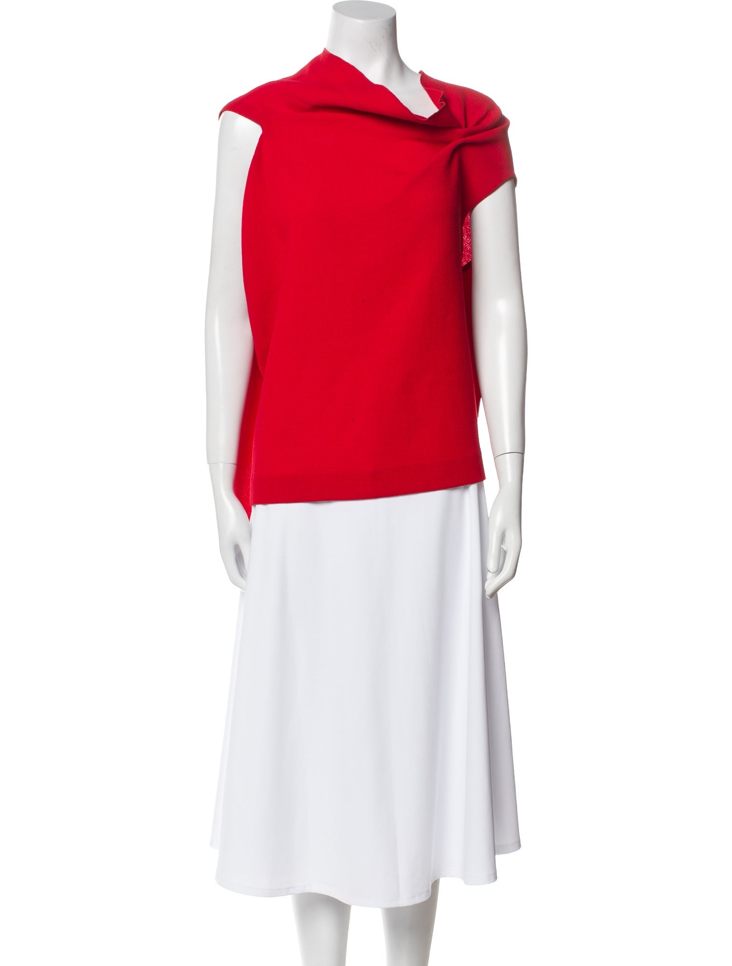 Roland Mouret Wool Cowl Neck Top