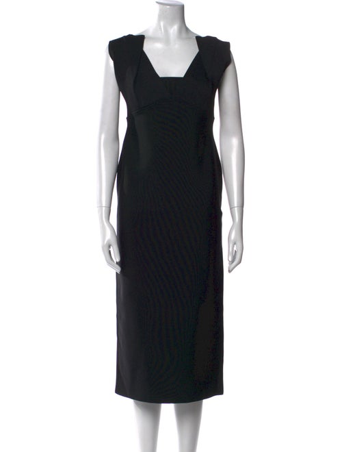Roland Mouret Square Neckline Midi Length Dress