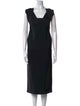 Roland Mouret Square Neckline Midi Length Dress
