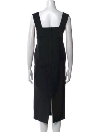 Roland Mouret Square Neckline Midi Length Dress