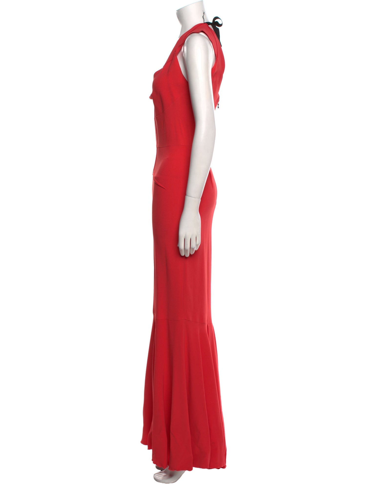 Roland Mouret Cowl Neck Long Dress