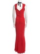 Roland Mouret Cowl Neck Long Dress