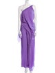 Roland Mouret Silk One-Shoulder Jumpsuit