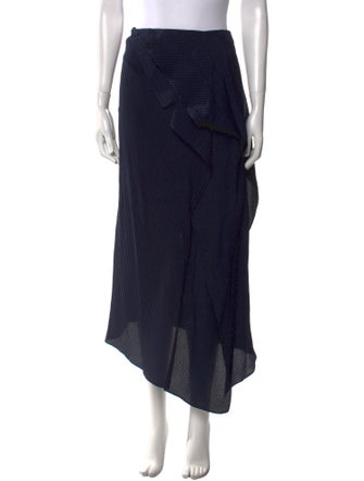 Roland Mouret Silk Midi Length Skirt