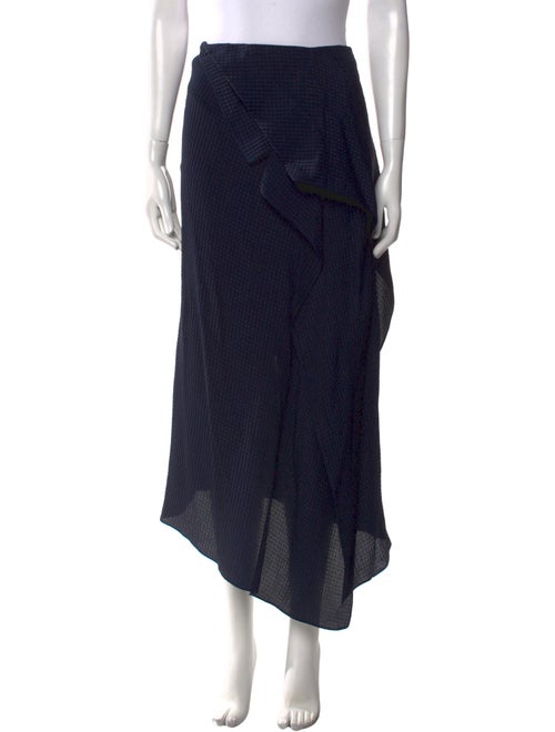 Roland Mouret Silk Midi Length Skirt
