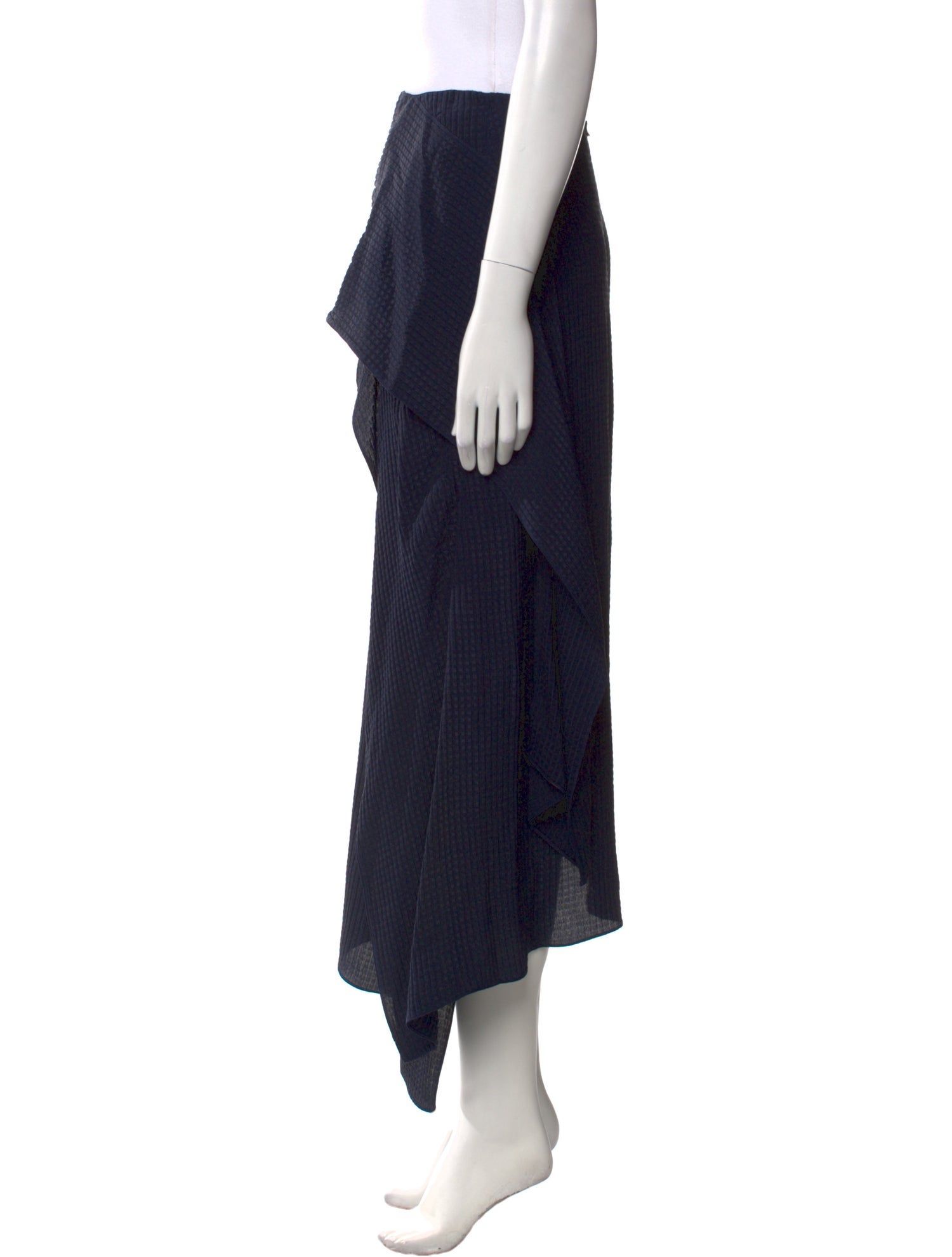 Roland Mouret Silk Midi Length Skirt