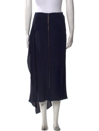 Roland Mouret Silk Midi Length Skirt