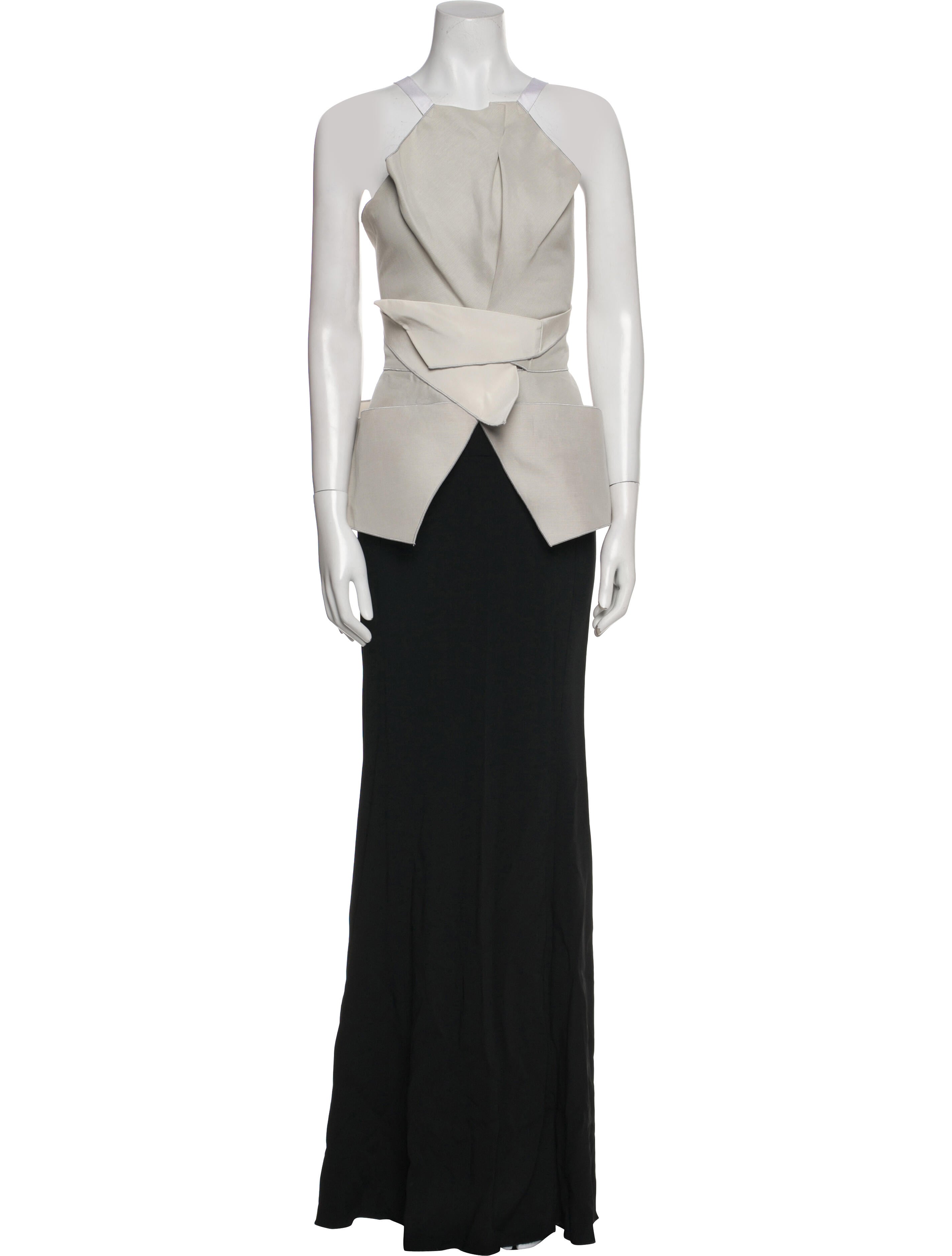 Roland Mouret Halterneck Long Dress
