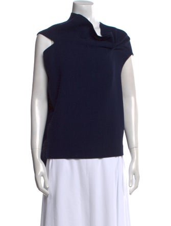 Roland Mouret Wool Cowl Neck Top