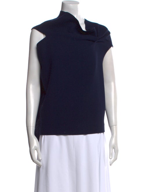 Roland Mouret Wool Cowl Neck Top
