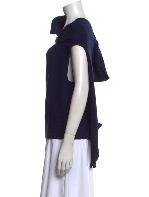Roland Mouret Wool Cowl Neck Top