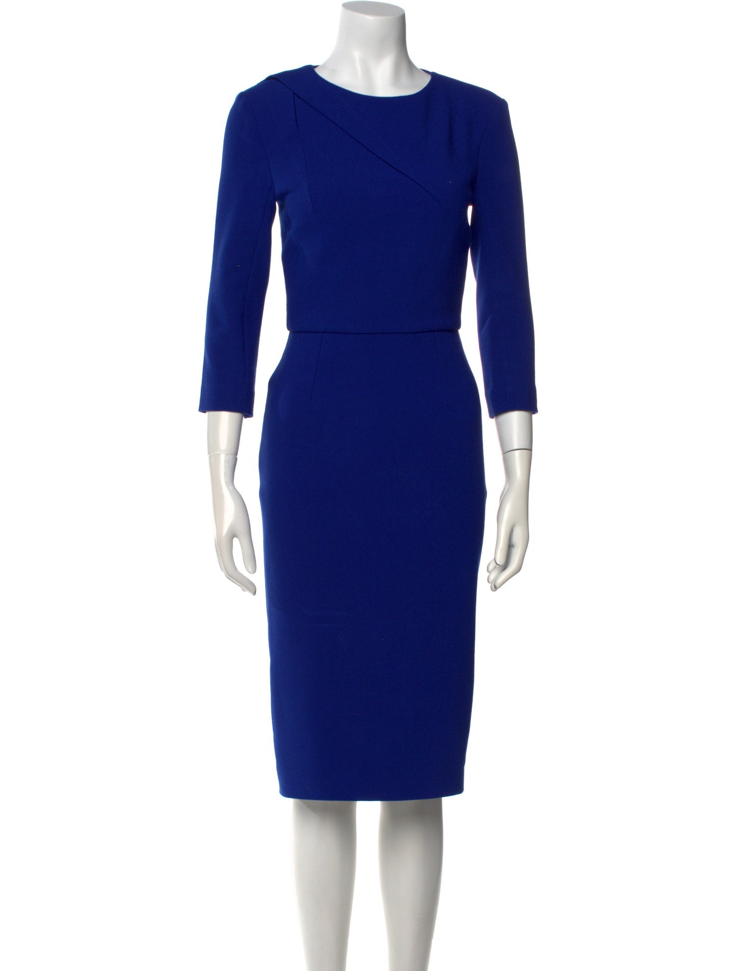Roland Mouret Crew Neck Midi Length Dress