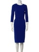 Roland Mouret Crew Neck Midi Length Dress