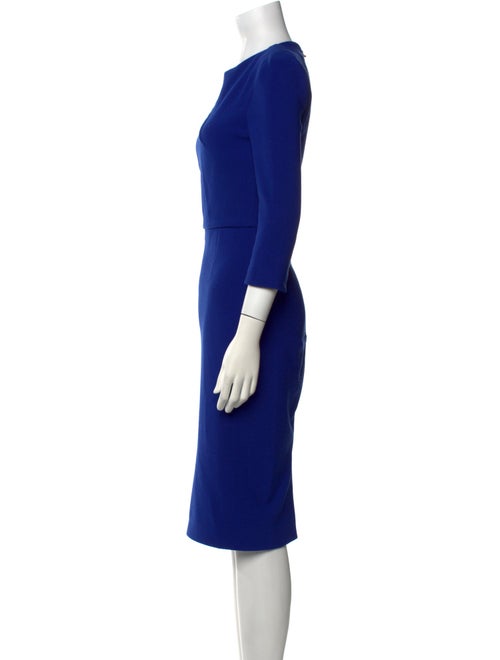 Roland Mouret Crew Neck Midi Length Dress