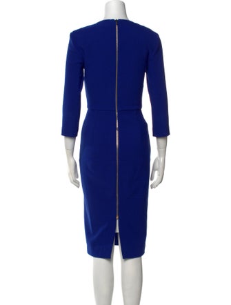 Roland Mouret Crew Neck Midi Length Dress
