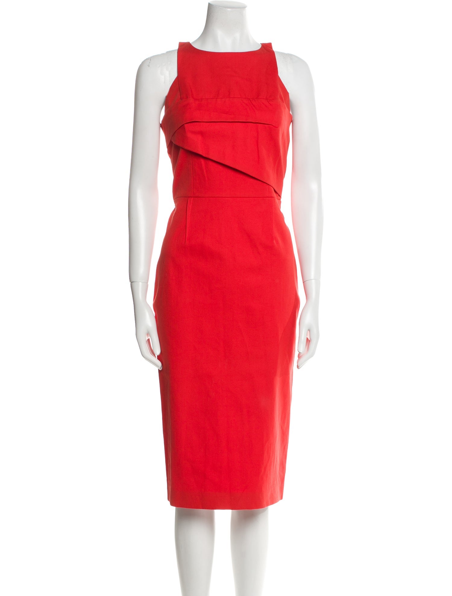 Roland Mouret Bateau Neckline Midi Length Dress