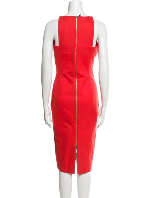 Roland Mouret Bateau Neckline Midi Length Dress