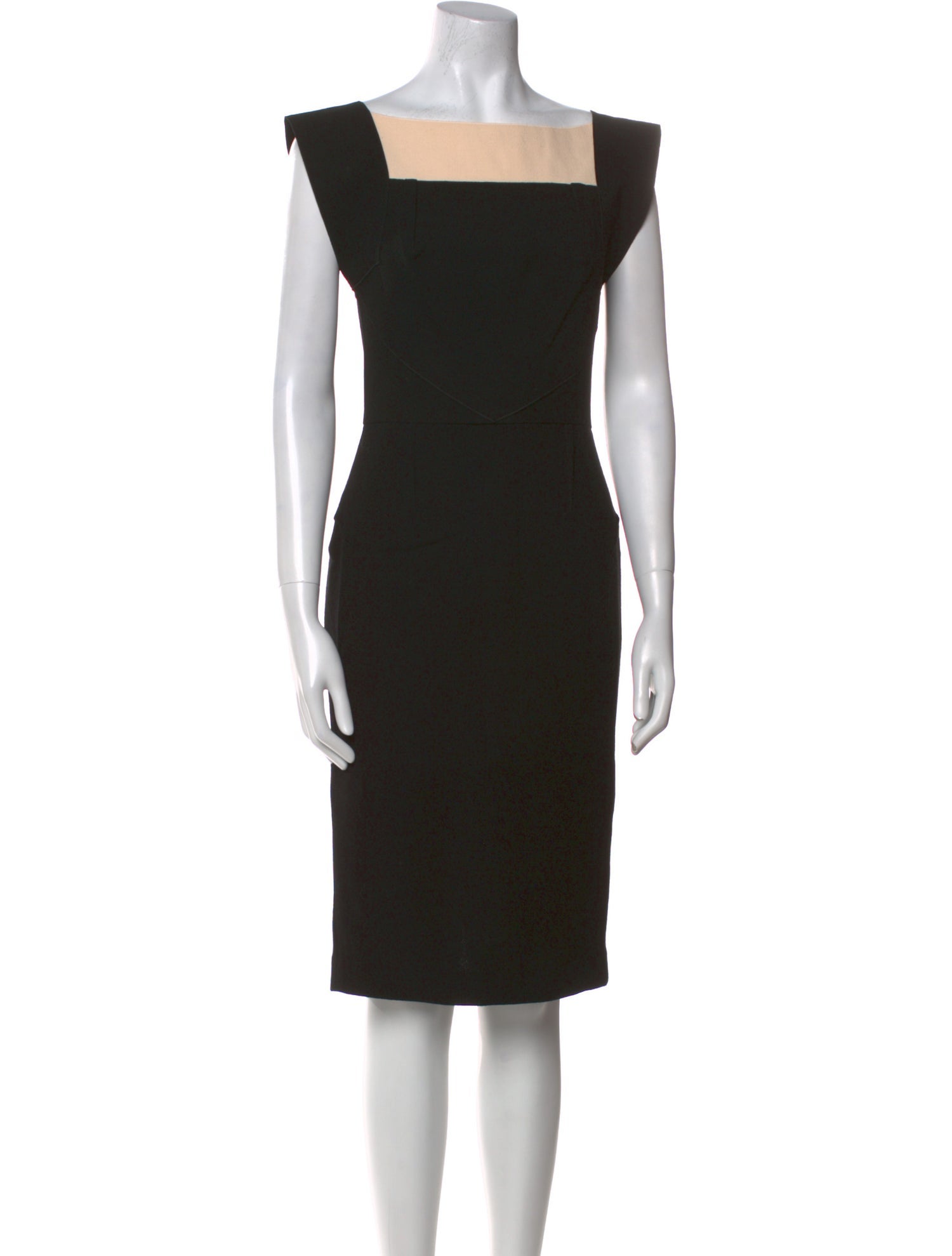 Roland Mouret Wool Knee-Length Dress