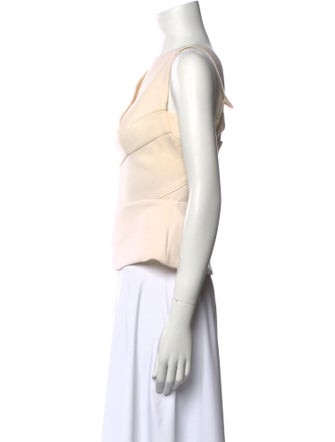 Roland Mouret Wool Crew Neck Top