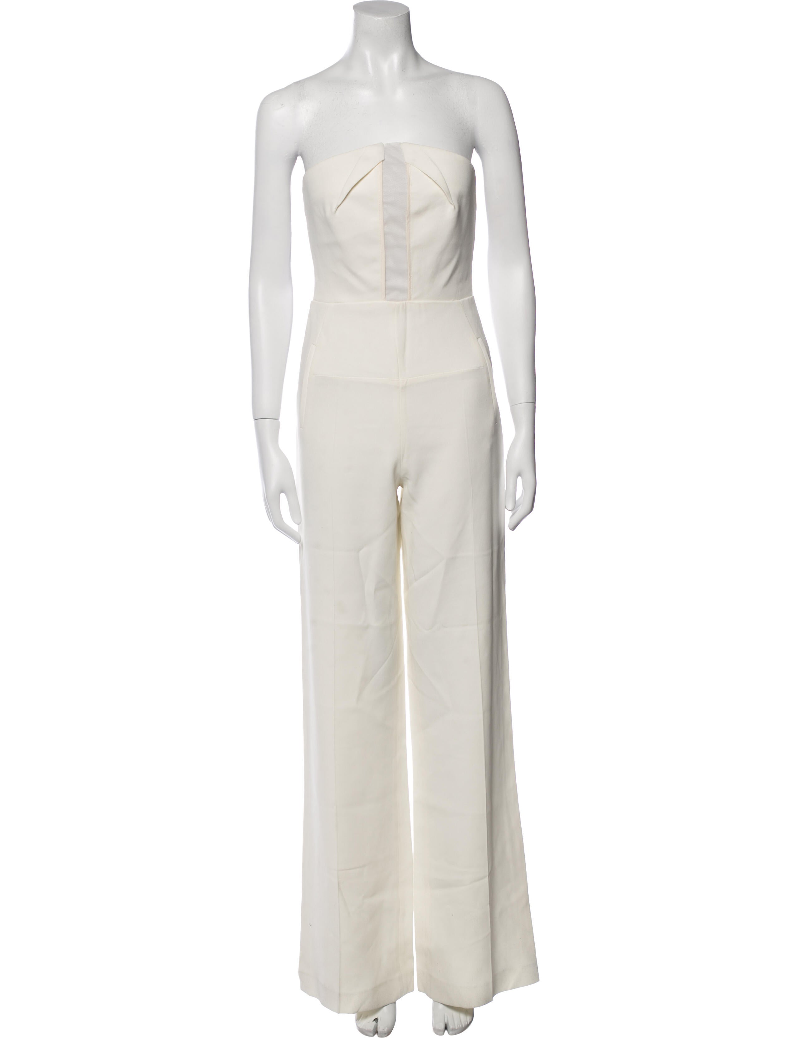 Roland Mouret Strapless Jumpsuit