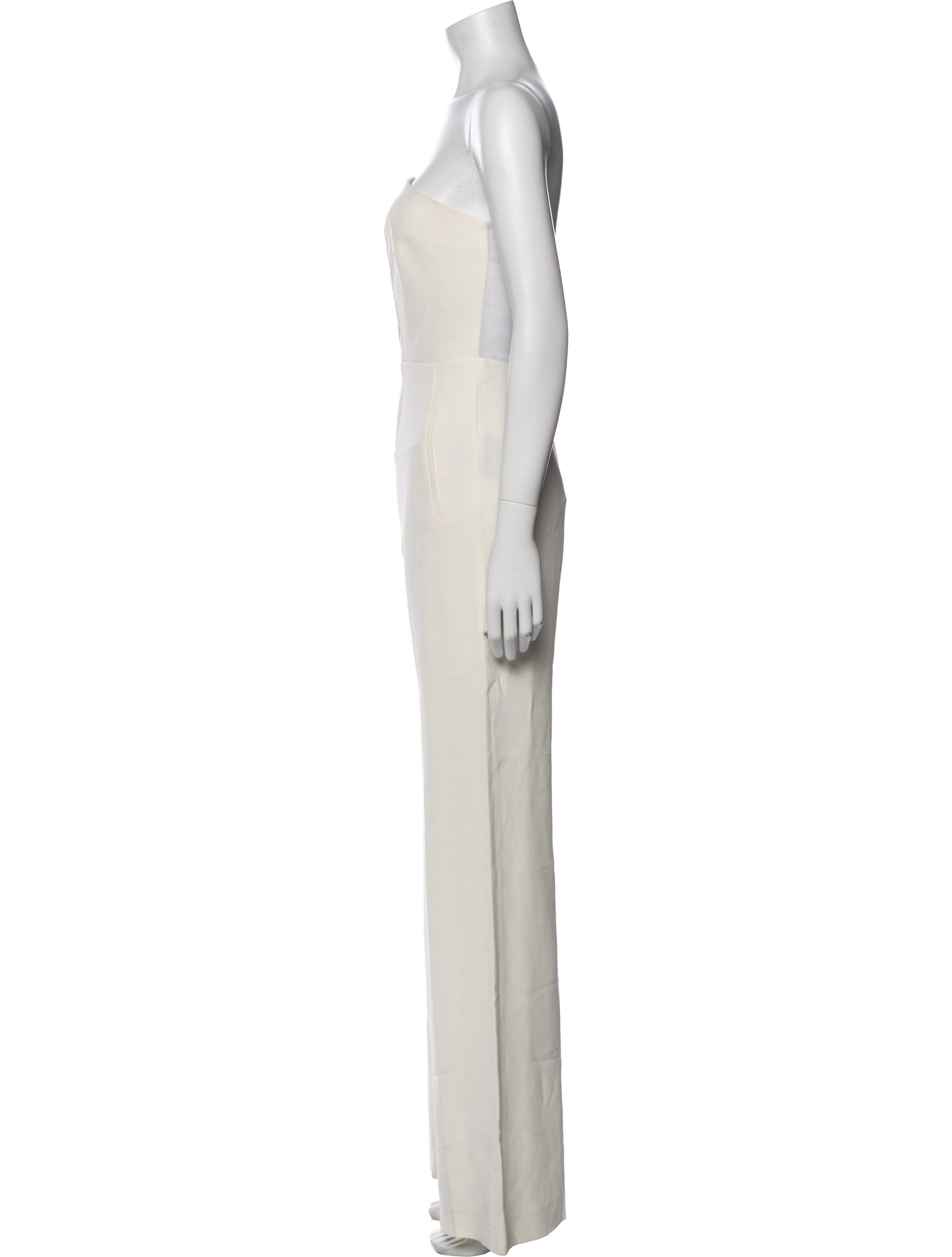 Roland Mouret Strapless Jumpsuit
