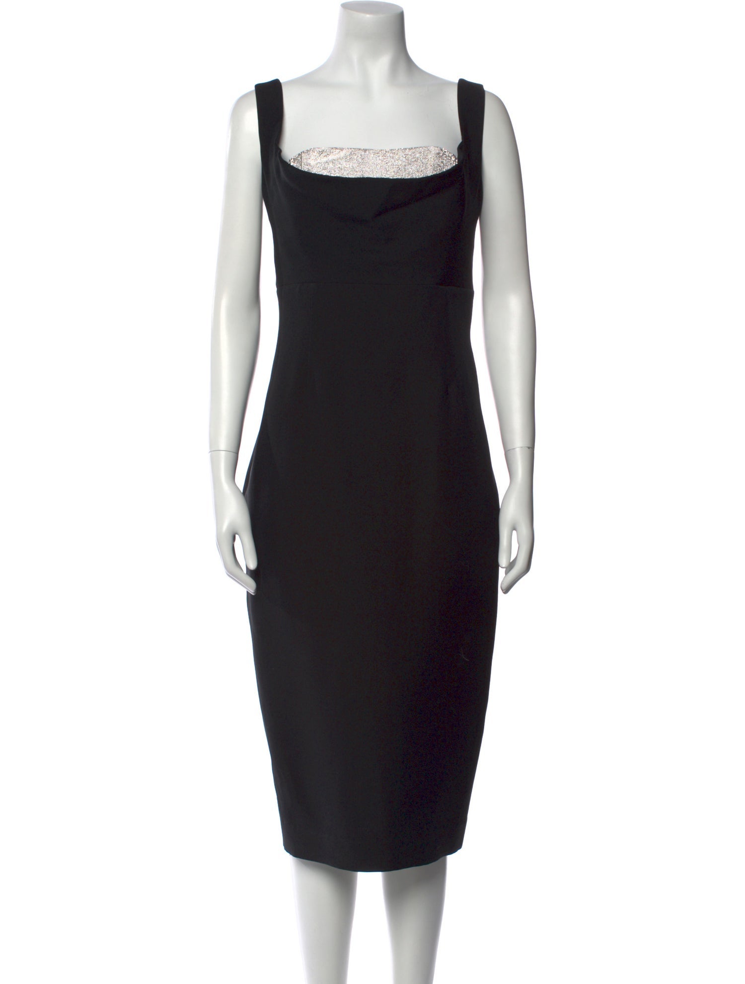 Roland Mouret Cowl Neck Midi Length Dress