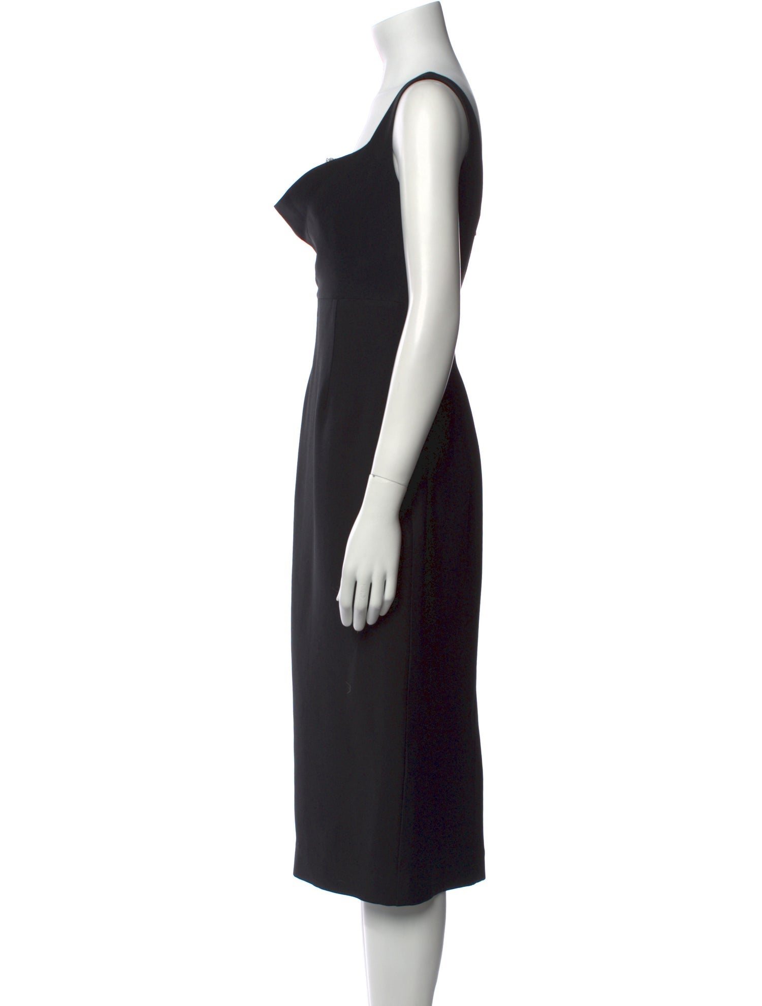 Roland Mouret Cowl Neck Midi Length Dress