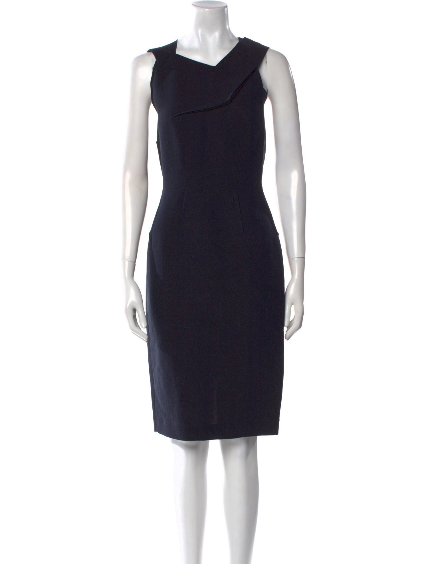 Roland Mouret Square Neckline Knee-Length Dress