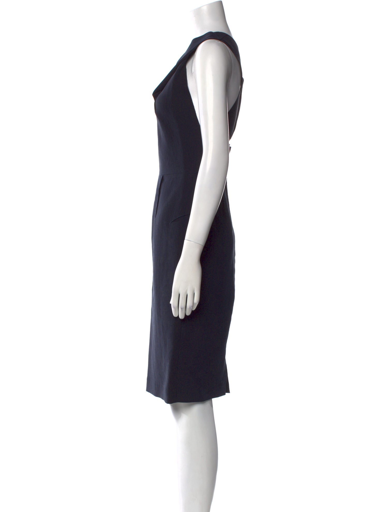 Roland Mouret Square Neckline Knee-Length Dress